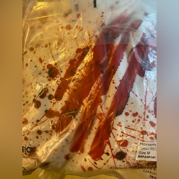 Blackmilk “HORROR NURSE APRON DRESS - LIMITED” Size Medium M NWT Bloody - Picture 15 of 16